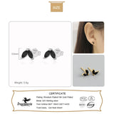Davis 925 Sterling Silver Zircon Stud Earrings For Women