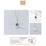 TrustDavis Retro Diamond Star Letter Pendant Jewelry
