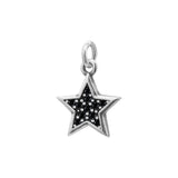 TrustDavis Retro Diamond Star Letter Pendant Jewelry