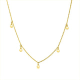 TrustDavis 925 Silver Round Choker Necklace Chain Charm Women Jewelry ED332