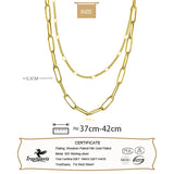 Davis Sweet Choker Necklace Double Link Chain 925 Sterling Silver Jewelry