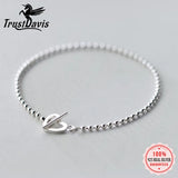 925 Sterling Silver Heart Star Bracelet for Women