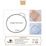 925 Silver Bracelet Women's Jewelry Stars Chain 925 Braclet Gift Girls