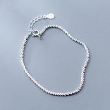925 Silver Bracelet Women's Jewelry Stars Chain 925 Braclet Gift Girls