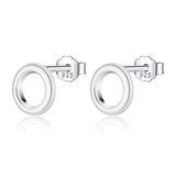 925 Silver Tiny Stud Earrings for Girls Kids Lady DS46