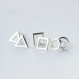 925 Silver Tiny Stud Earrings for Girls Kids Lady DS46