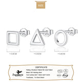 925 Silver Tiny Stud Earrings for Girls Kids Lady DS46