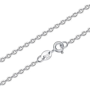 925 Silver Cross Chain Necklace for Women
