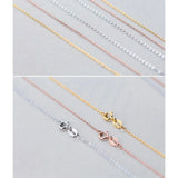 925 Silver Cross Chain Necklace for Women
