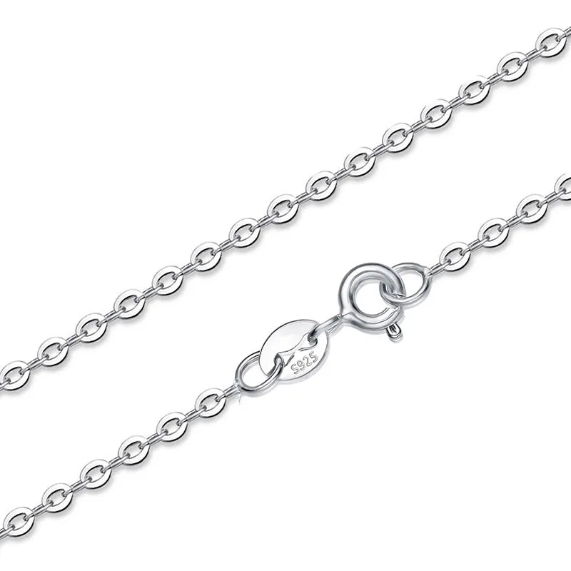 925 Silver Cross Chain Necklace for Women