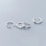925 Silver CZ Ear Cuff Clip Earring for Women DS2339