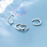 925 Silver CZ Ear Cuff Clip Earring for Women DS2339