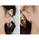 Sterling Silver Ear Cuff Clip Earrings For Women