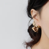 Sterling Silver Ear Cuff Clip Earrings For Women