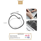 Minimalist 925 Silver Stars Chain Bracelet for Women