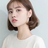 925 Silver Polygon Stud Earring Minimalist Style Gift DA902