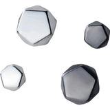 925 Silver Polygon Stud Earring Minimalist Style Gift DA902