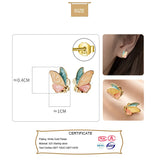 925 Silver Butterfly Stud Earrings Wedding Party Jewelry