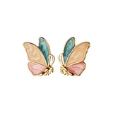 925 Silver Butterfly Stud Earrings Wedding Party Jewelry