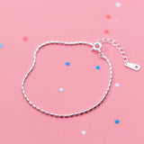 Trustdavis 925 Silver Women's Anklets For Wife DA121