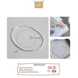 Trustdavis 925 Silver Women's Anklets For Wife DA121