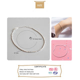 Trustdavis 925 Silver Women's Anklets For Wife DA121