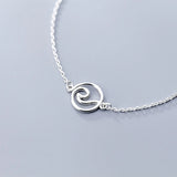 Trustdavis 925 Silver Round Bracelet Women Gift DA68