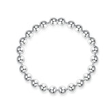 Trustdavis 925 Silver Beads Cocktail Ring Size 6 7 8 Women Girls Xmas Gift