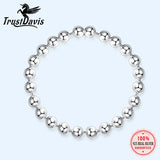 Trustdavis 925 Silver Beads Cocktail Ring Size 6 7 8 Women Girls Xmas Gift
