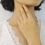 Trustdavis 925 Silver Beads Cocktail Ring Size 6 7 8 Women Girls Xmas Gift