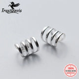 Trustdavis 925 Silver 3 4 5 Layer Ear Cuff Clip On Earrings