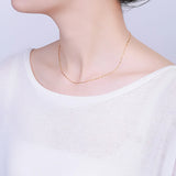 Trustdavis 925 Silver Sky Stars Collarbone Chain Necklace For Women