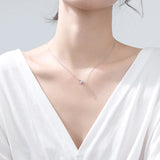 Trustdavis 925 Silver Hand Crown Pendant Choker for Girls DS1433