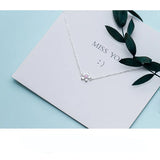 Trustdavis 925 Silver Pink CZ Flower Bracelet Wedding Gift