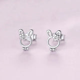 Trustdavis 925 Silver Sweet Rabbit Pendant Necklace for Daughter