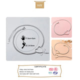 Trustdavis 925 Silver Romantic Heart Chain Anklet For Wife