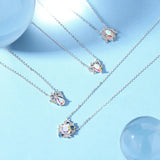 Trustdavis 925 Silver Necklace Stone Constellation Pendant Jewerly DS3516