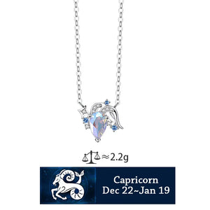 Trustdavis 925 Silver Necklace Stone Constellation Pendant Jewerly DS3516