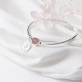 Trustdavis 925 Sterling Silver Coin Bracelet Box Chain Beads Anklets DS2244