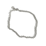 Trustdavis 925 Sterling Silver Sweet 3mm Chain Bracelets For Women DS2295