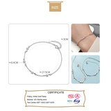 Trustdavis 925 Silver Sweet Star CZ Bracelet Bangle For Women