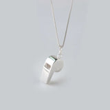 Trustdavis 925 Silver Whistle Necklace for Women Girls DT24
