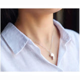 Trustdavis 925 Silver Whistle Necklace for Women Girls DT24