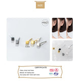 Trustdavis 925 Silver Mini Square Stud Earrings DS2112