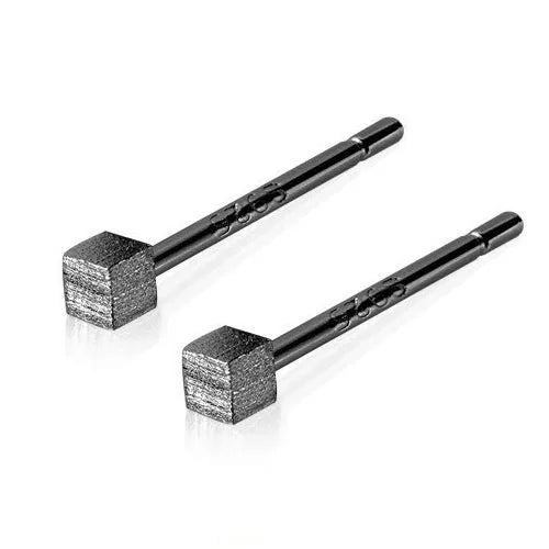 Trustdavis 925 Silver Mini Square Stud Earrings DS2112