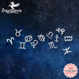 Trustdavis 925 Silver 12 Constellation Stud Earrings DS1986