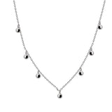 Trustdavis 925 Silver Tassel Beads Pendant Necklace For Women DS2103
