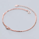 Trustdavis 925 Silver Double Layer CZ Bracelet Wedding Jewelry