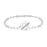 Trustdavis 925 Silver Flower Chain Bracelet Wedding Jewelry DB1193