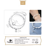 Trustdavis Opal Moon Star CZ Bracelet Wedding Jewelry
